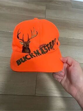 Vintage Buckmaster Orange Hunting Hat